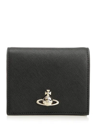 Vivienne Westwood Foldover Wallet Wallets Black