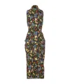 Vivienne Westwood Sleeveless Cj Midi Dress In Black