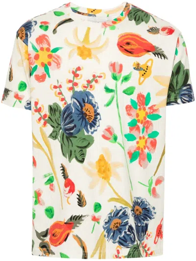 Vivienne Westwood Folklore-print Cotton T-shirt In Folklore Flower