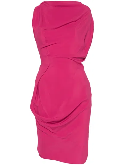 Vivienne Westwood Fond Midi Dress In Pink