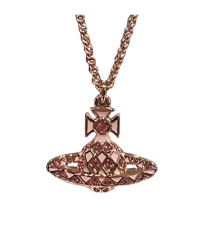 Vivienne Westwood Four-leaf Clover Planet Pendant In Yellow