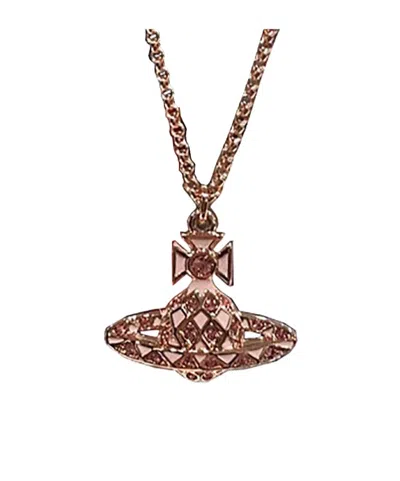 Vivienne Westwood Four-leaf Clover Planet Pendant In Yellow