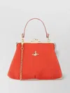 Vivienne Westwood "frame Bag" With Chain Strap And Top Handle