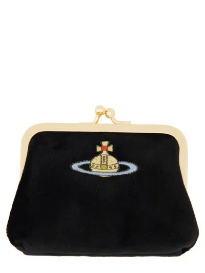 Vivienne Westwood Frame Coin Purse In Black