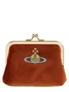 Vivienne Westwood Frame Coin Purse In Buff
