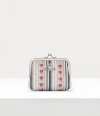 Vivienne Westwood Frame Coin Purse Printed Cotton Twill Heart-stripe One Size Women In Heart-stripe
