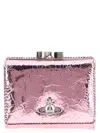 Vivienne Westwood Crinkle-effect Wallet In Pink