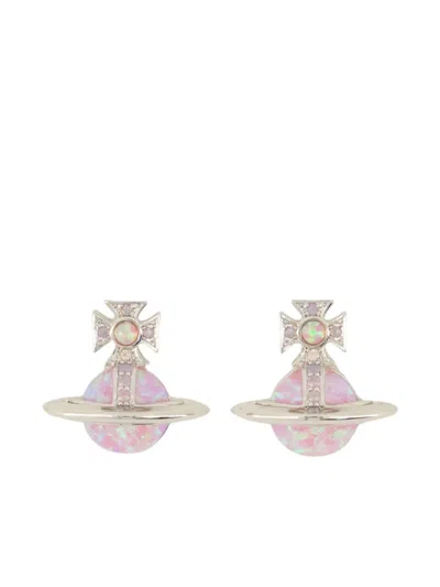 Vivienne Westwood Franca Earrings In Metallic