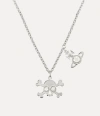 Vivienne Westwood Franky Pendant Necklace Silver Women In Silver