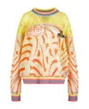 Vivienne Westwood Woman Sweatshirt Yellow Size S Polyester, Polyurethane In Nude