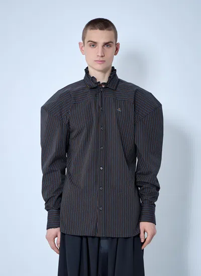 Vivienne Westwood Frilly Football Shirt In Multi