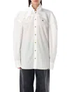 Vivienne Westwood Women White Football Shirt, S Luxury Shirts For Women Darveys In Neutral