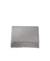 Vivienne Westwood Fringed Scarf In Gray