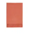 Vivienne Westwood Fringed Scarf In Red