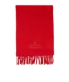 Vivienne Westwood Fringed Scarf In Red