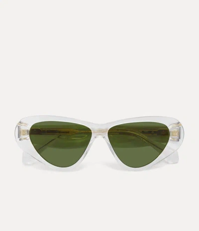Vivienne Westwood Gabrio Sunglasses Acetate Crystal  Men In Transparent