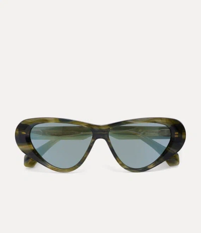 Vivienne Westwood Gabrio Sunglasses Acetate Green  Men