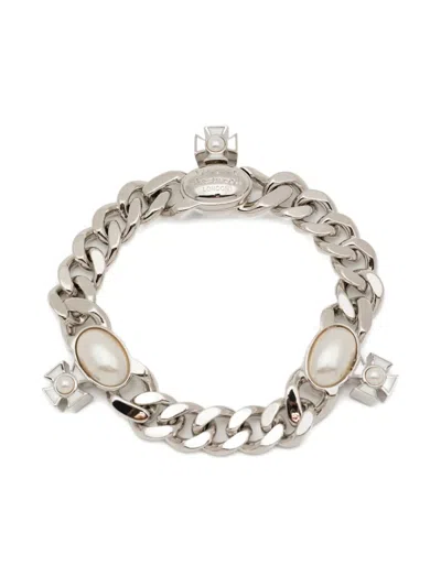 Vivienne Westwood Gaby Bracelet In Silver
