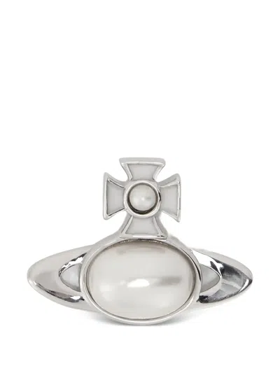 Vivienne Westwood Gaby Earrings In Gray