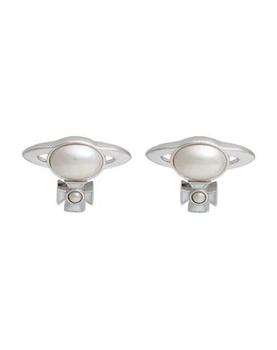 Vivienne Westwood Gaby Earrings Woman Earrings Silver Size - Brass