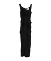 Vivienne Westwood Gathered-detailed Midi Dress In Black