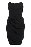 Vivienne Westwood Gathered-detail Strapless Dress