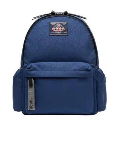 Vivienne Westwood George Backpack In Blue