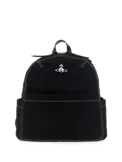 Vivienne Westwood George Medium Backpack In Black