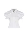 Vivienne Westwood Relaxed Fit Top Puff Sleeves In White
