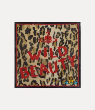 Vivienne Westwood Giant Leopard Handkerchief Brown Giant Leopard Unisex
