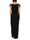 Vivienne Westwood "ginnie Amber" Long Dress In Animal Print
