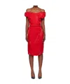 Vivienne Westwood Ginnie Jersey Midi Dress In Red