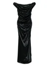 Vivienne Westwood Black Ginnie Pencil Dress Maxi Dress