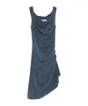 Vivienne Westwood Navy Ginnie Jersey Midi Dress In Blue