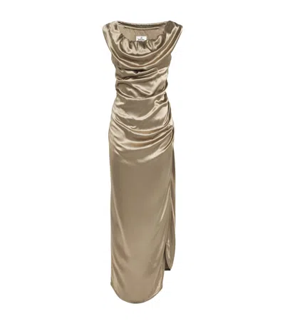 Vivienne Westwood Ginnie Pencil Long Dress In Green