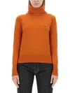 Vivienne Westwood Giulia Turtleneck Jersey In Orange