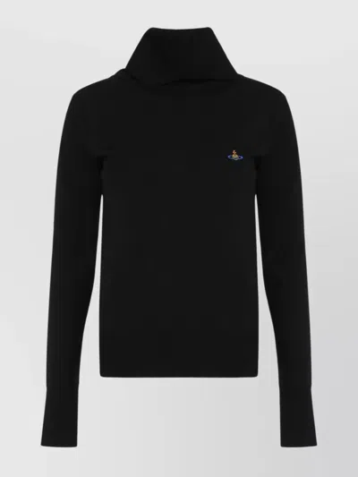 VIVIENNE WESTWOOD GIULIA VIRGIN-WOOL TURTLENECK SWEATER