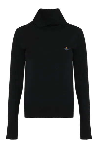VIVIENNE WESTWOOD VIVIENNE WESTWOOD GIULIA VIRGIN-WOOL TURTLENECK SWEATER