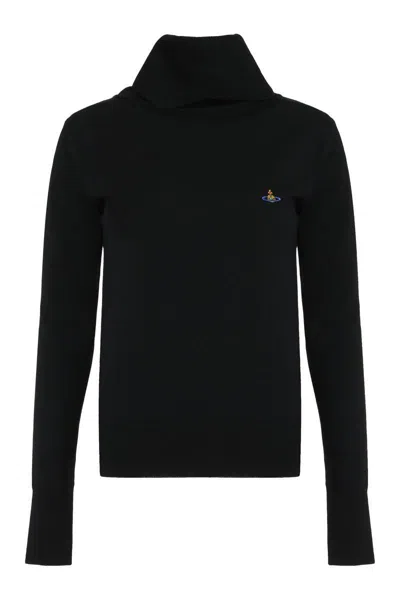 VIVIENNE WESTWOOD VIVIENNE WESTWOOD GIULIA VIRGIN-WOOL TURTLENECK SWEATER
