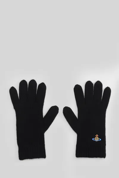 Vivienne Westwood Gloves In Black Wool