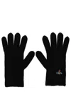 Vivienne Westwood Ribbed Cuff Gloves For Stylish Hands In Black
