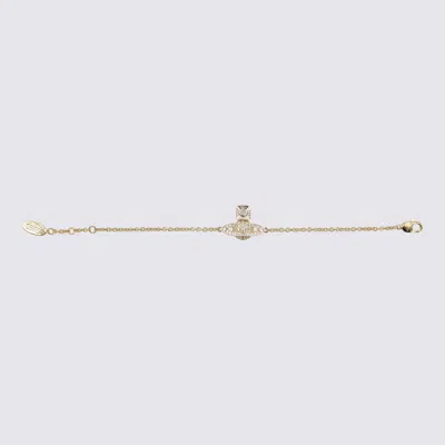 Vivienne Westwood Gold Brass Orb Bracelet