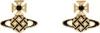 Vivienne Westwood Gold Cassie Bas Relief Earrings In Ss25-r844