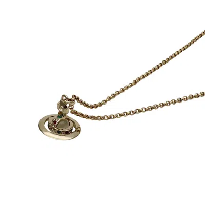 Pre-owned Vivienne Westwood Gold Color Gold Plating Necklace () In Multi