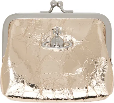 Vivienne Westwood Gold Frame Coin Pouch In R401 Gold