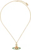Vivienne Westwood Gold Kika Pendant Necklace In Ss25-r828