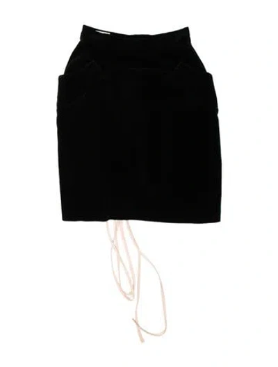 Pre-owned Vivienne Westwood Gold Label Vintage Mini Skirt In Black