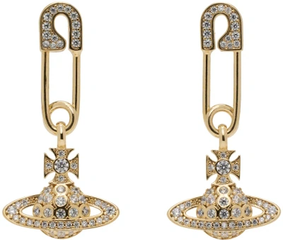 Vivienne Westwood Gold Lucrece Earrings In Metallic