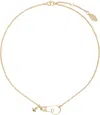 Vivienne Westwood Gold Maxima Pendant Necklace In Ss25-r001