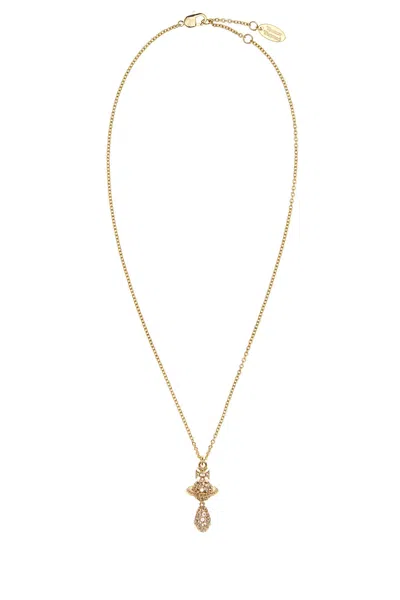 Vivienne Westwood Gold Metal Circe Necklace